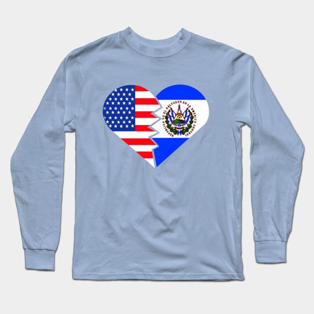 El Salvador Hispanic Latino Spanish Teacher Long Sleeve T-Shirt by hispanicworld